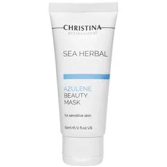 Азуленовая маска красоты для чувствительной кожи Christina Sea Herbal Beauty Mask Azulene