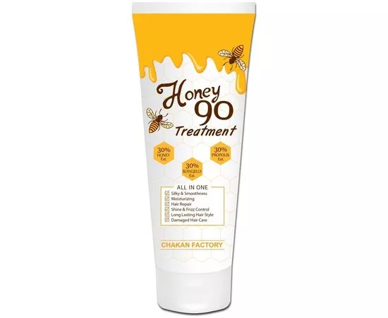 Маска для волос Медовая бомба Chakan Factory Honey Bomb 90% Treatment