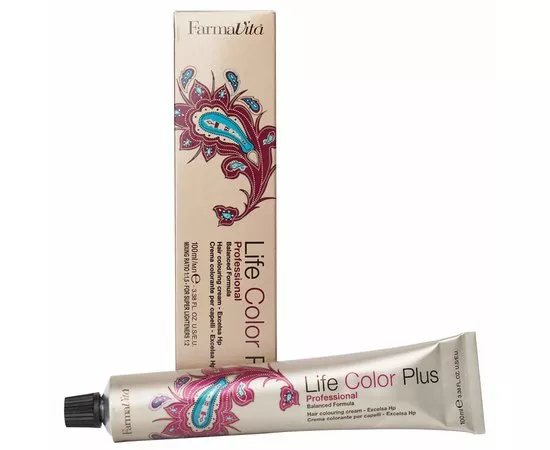 Стойкая крем-краска для волос Farmavita Life Color Plus.