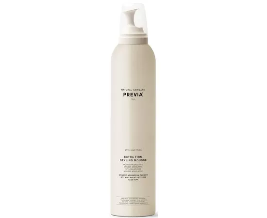 Пена для волос экстрасильной фиксации Previa Style& Finish Extra Firm Styling Mousse.