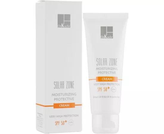 Dr. Kadir Solar Zone Moisturizing Protective Cream SPF50 Зволожуючий захисний крем, 75 мл, фото 