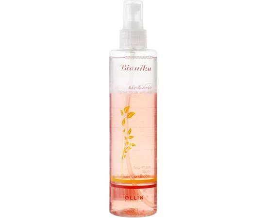 Двухфазный спрей-кондиционер для волос Ollin Professional Bionika Two-Phase Spray Conditioner, 250 ml