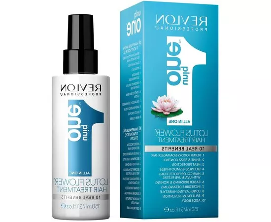 Спрей-уход для волос Лотос Uniq One All in One Hair Treatment Lotus Flower