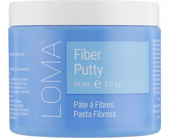 Паста волокнистая для всех типов волос средней фиксации Loma Fiber Putty, 94 ml