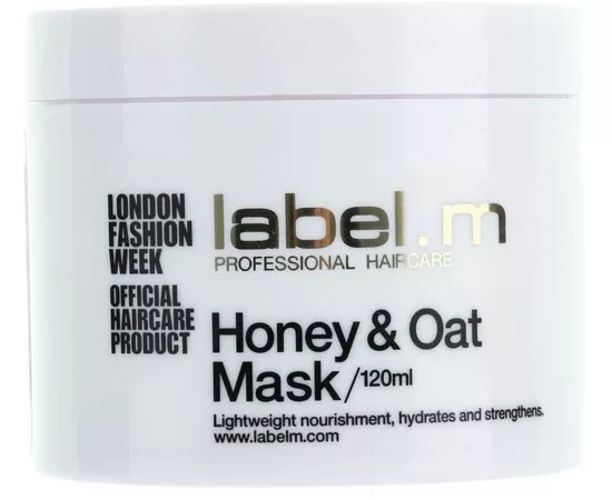 Label.m Nourishing Mask Honey and Oats Поживна маска Мед і Овес для сухих і зневоднених волосся, фото 