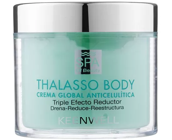 Антицеллюлитный крем тройного действия Keenwell Thalasso Body Anticellulite Global Cream Triple Reducing Effect, 270 ml