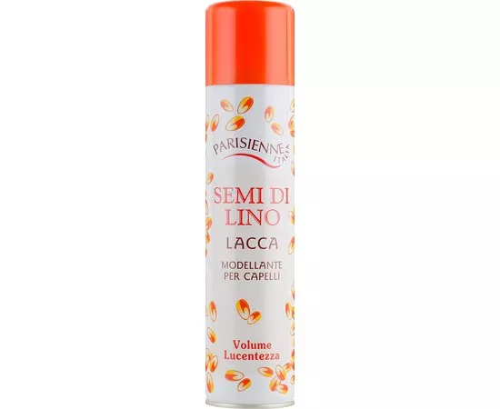 Лак для волосся з екстрактом насіння льону Parisienne Italia Semi Di Lino Hair Spray Strong Hold, 300 ml, фото 