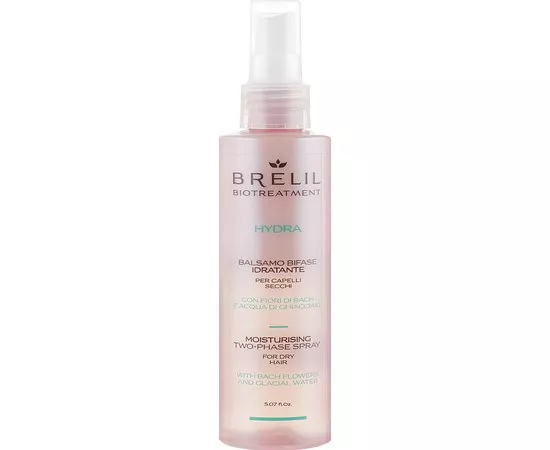 Увлажняющий двухфазный спрей для волос Brelil Hydra Moisturising Two-Phase Spray, 150 ml