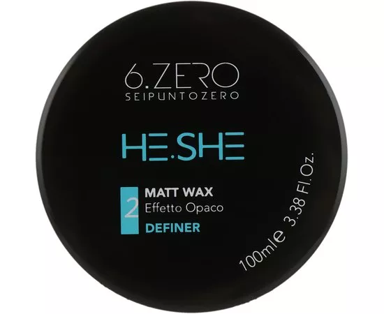 Віск для волосся з матовим ефектом SeipuntoZero He.She Matt Wax, 100 ml, фото 