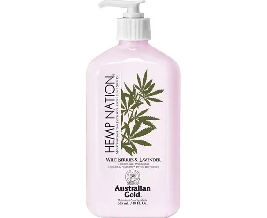 Лосьон после загара Australian Gold Hemp Nation Wild Berries & Lavender Body Lotion, 535 ml