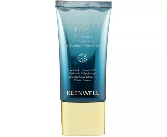 Крем-маска для лица ночная омолаживающая с ультра сиянием Keenwell Extraordinary Eclat, 40ml