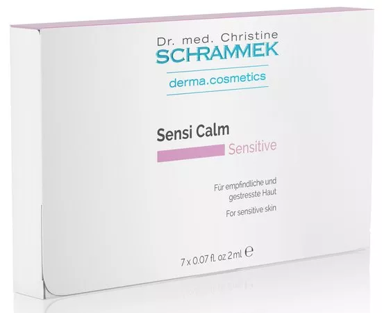 Dr.Schrammek Sensi Calm Ampoules Заспокійливі ампули для чутливої шкіри, 7 шт х 2 мл, фото 