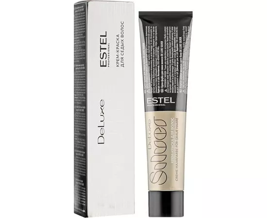 Estel Professional De Luxe Silver - Крем-фарба для сивого волосся, 60 мл, фото 