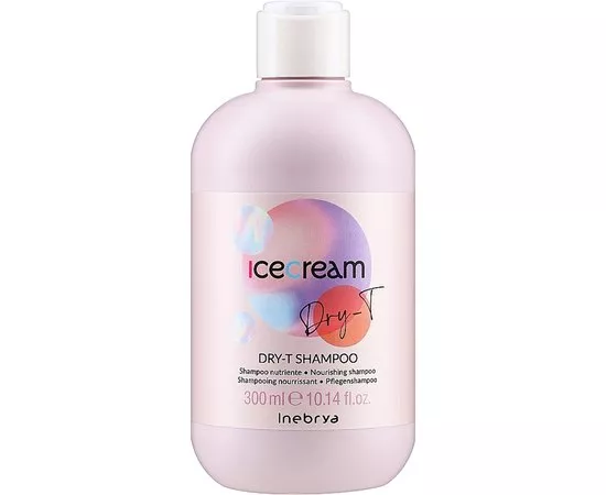 Шампунь для сухих, вьющихся и окрашенных волос Inebrya Shampoo Dry-T