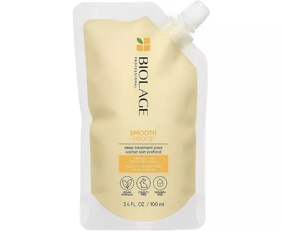 Маска для разглаживания волос Biolage SmoothProof Deep Treatment Pack Hair Mask for Frizzy Hair, 100 ml
