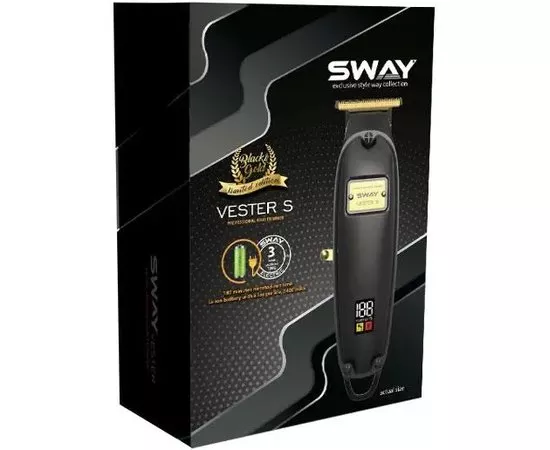 Тример для стрижки Sway Vester S Black and Gold Editionn 115 5102 BLK, фото _ab__is.image_number.default
