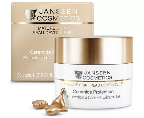 Капсули з церамідами Janssen Cosmeceutical Mature Skin Ceramide Protection Capsules, 30 шт, фото 
