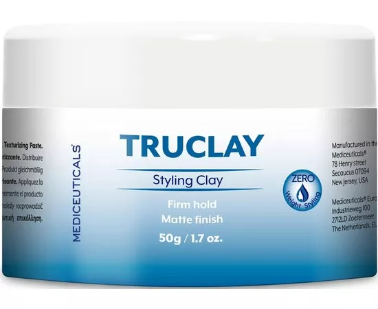 Матова моделююча глина Mediceuticals Truclay Styling Clay, 50 g, фото 