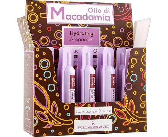 Ампулы для увлажнения волос Kleral System Olio Di Macadamia Hydrating Ampoules