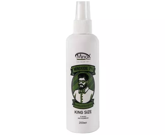 Лосьон для роста бороды Minox Beard Growth Lotion Minoxidil 7%, изображение 3