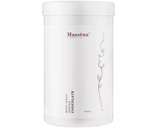 Обертывание для тела порошковое саморазогревающее Шоколадное Massena Body Wrap Heated Chocolate, 1000 g