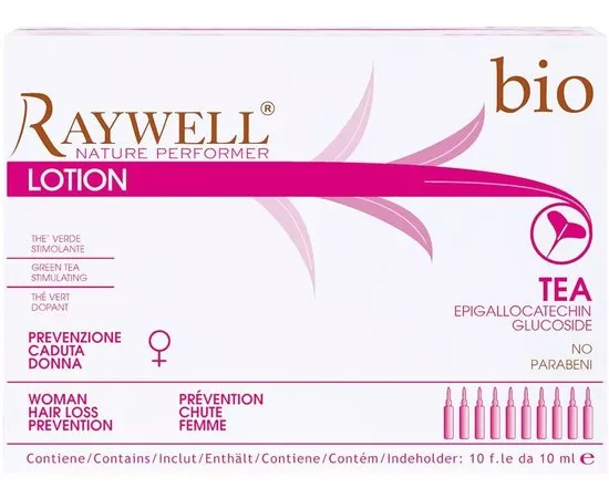 Ампулы против выпадения волос Raywell Bio Tea Lotion, 10*10 ml