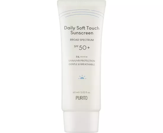 Солнцезащитный крем с керамидами Purito Daily Soft Touch Sunscreen SPF 50 PA++++ 60 ml