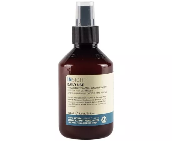 Энергетический спрей для ежедневного использования Insight Daily Use Leave-in Hair Detangler Spray, 150 ml