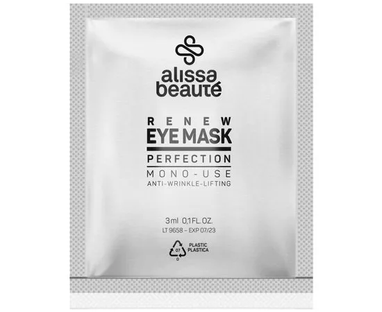 Тканевые патчи с лифтинго-дренажным эффектом Alissa Beaute Renew Eye Mask, 1 пара