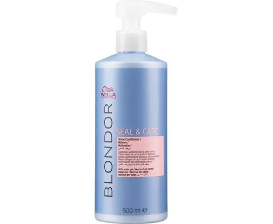 Стабилизатор цвета и блеска после обесцвечивания Wella Professionals Blondor Blond Seal & Care, 500 ml