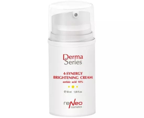 Освітлюючий легкий крем з азелаїновою кислотою Derma Series 4-Synergy Brightening Cream Azelaic Acid 10%, 50 ml, фото 