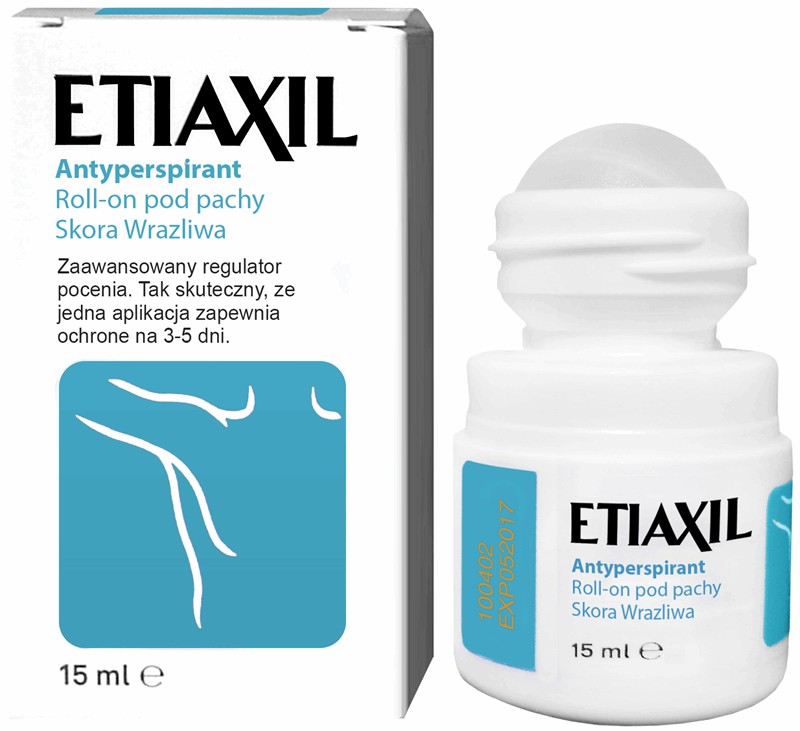 Антиперспирант для чувствительной кожи, синий Etiaxil Antiperspirant for Sensitive Skin, 15 ml, изображение 2