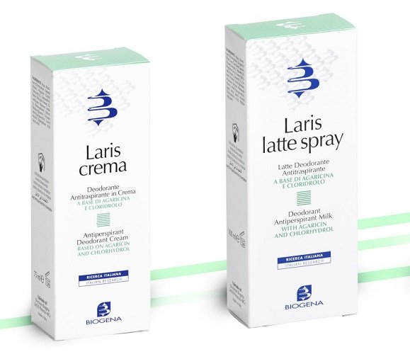 Крем антиперспирант-дезодорант Biogena Laris Crema Anti-perspirant, 75 ml, изображение 5