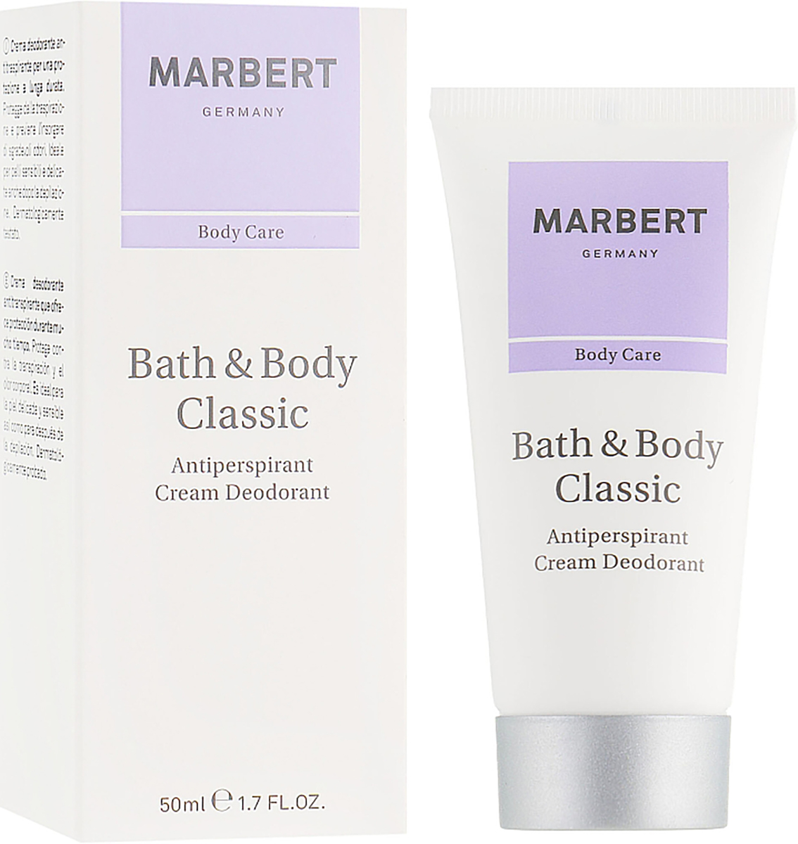 Дезодорант антиперспирантный крем Marbert Body Care Bath & Body Classic Anti-Perspirant Cream Deodorant, 50 ml, изображение 2