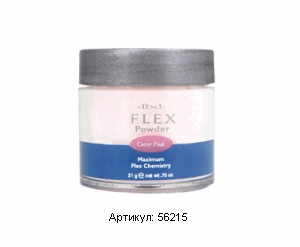 ibd Cover Pink Flex® Polymer Powder, 0,75 (21 г) - камуфлирующая розовая акрилов