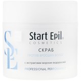Скраб против вросших волос с экстрактами морских водорослей Start Epil, 300 ml