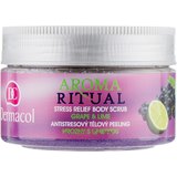 Dermacol Aroma Ritual Stress Relief Body Scrub Пілінг для тіла пом'якшувальний Виноград і Лайм, 200 г, фото 