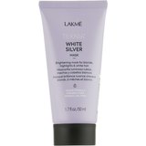 Тонувальна маска для нейтралізації жовтого відтінку Lakme Teknia White Silver Mask, фото 