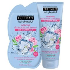Freeman Feeling Beautiful Маска-крем для обличчя гелева Ледниковая вода і Рожева півонія, фото 