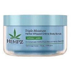 Hempz Triple Moisture herbal Whipped Creame Body Scrub Зволожуючий скраб для тіла, 176 г, фото 