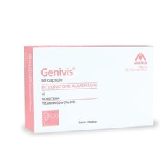Біоактивна добавка для жінок при менопаузі Mastelli Genivis, 60 капсул, фото 