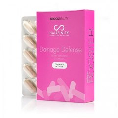 Hairfinity Damage Defense Collagen Booster Бустер з колагеном для пошкодженого волосся (дієтична добавка), 30 капсул, фото 