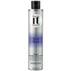 Шампунь для нейтрализации желтых оттенков Alfaparf Milano That's It Never Brass, 250 ml