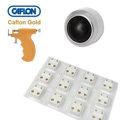 Caflon Жечуг в завальцовке без покрытия Размер М(мини-2 мм)