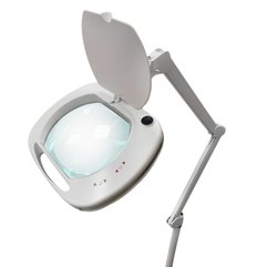 Лампа-лупа с регулировкой яркости теплый-холодный свет Leksa 6030 Led