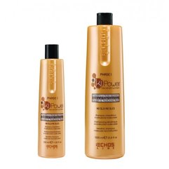 Echosline Ki Power Shampoo кератіновую шампунь для сухих і пошкоджених волосся (Крок 1), фото 