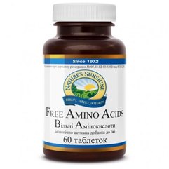 NSP Free Amino Acids Вільні амінокислоти, 60 таблеток по 1200 мг, фото 