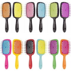 Расческа для волос цветная линия Janeke Color Line Hairbrush With Soft Moulded Tips.