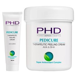 PHD Pedicure Therapeutic Peeling Cream AHA & BHA Крем-пілінг для тіла, фото 