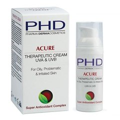 PHD Acure Therapeutic Cream - Зволожуючий лікувальний крем для жирної, роздратованою і проблемної шкіри, 50 мл, фото 